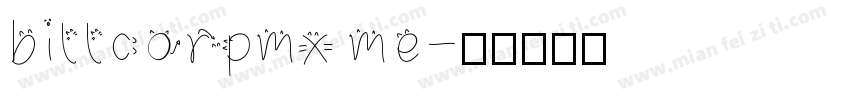billcorpmx me字体转换